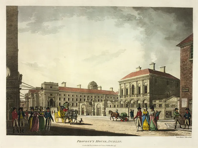 Provost's House, Dublin Wall Art by James Malton - High-Resolution Digital Print