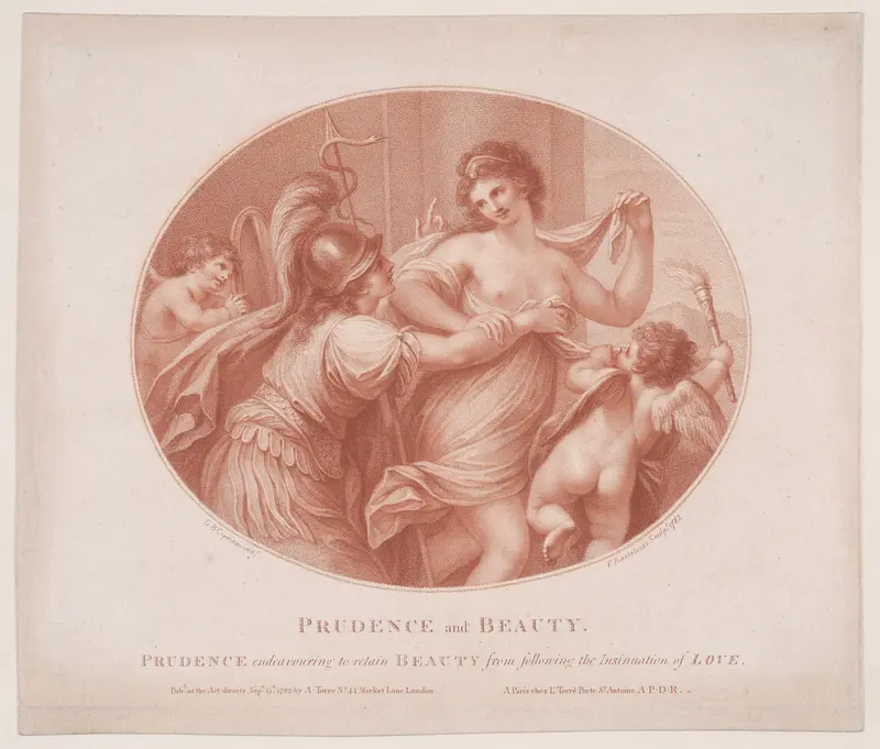 Prudence, Love and Beauty Wall Art by Francesco Bartolozzi - High-Resolution Digital Print