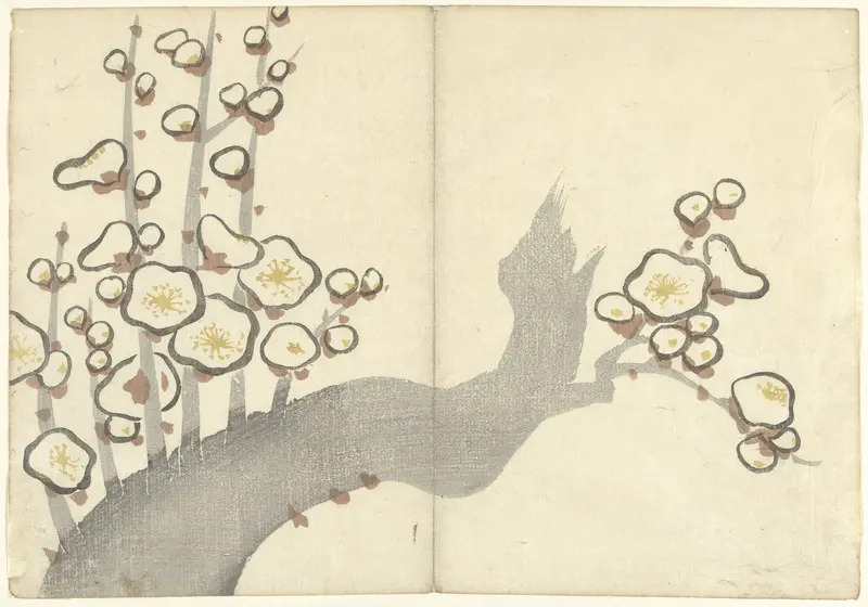 Pruimenbloesem Wall Art by Nakamura Hôchû - High-Resolution Digital Print