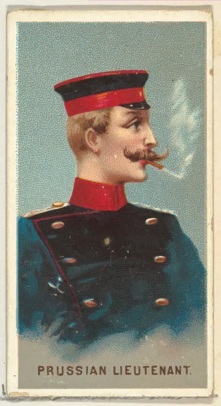 Prussian Lieutenant, from World's Smokers series (N33) for Allen & Ginter Cigarettes Wall Art by Allen & Ginter - High-Resolution Digital Print