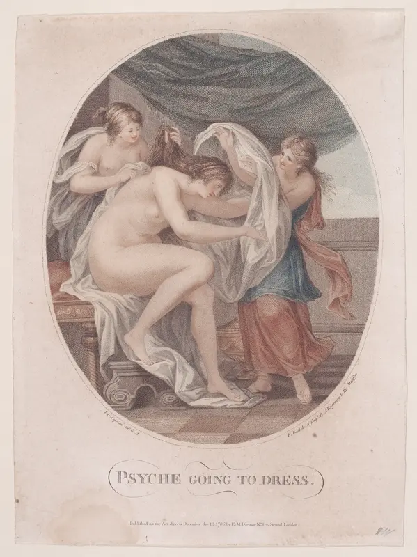 Psyche Going to Dress Wall Art by Francesco Bartolozzi - High-Resolution Digital Print