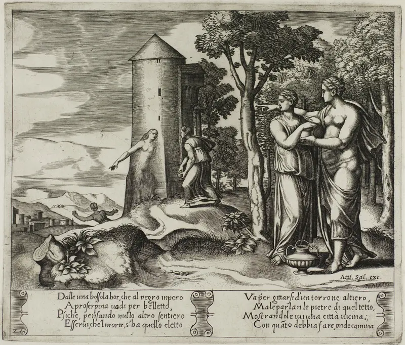 Psyche Leaves for the Underworld