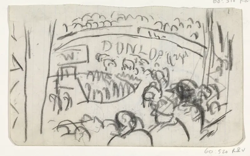 Publiek bij een wielerwedstrijd Wall Art by Leo Gestel - High-Resolution Digital Print