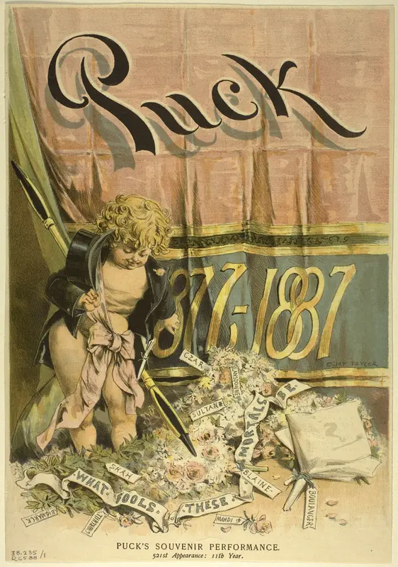 Puck's Souvenir Performance, from Puck Wall Art by C. Jay Taylor - High-Resolution Digital Print