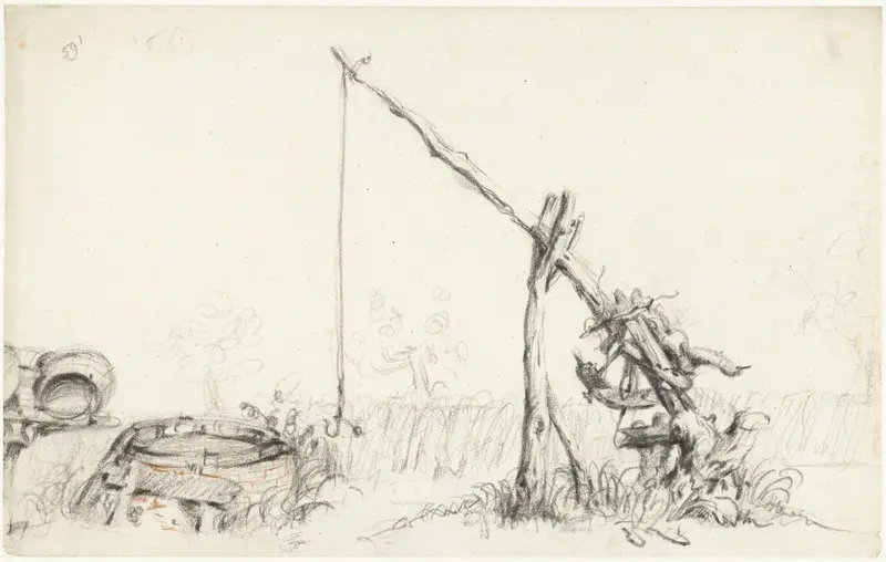 Put in een landschap Wall Art by Moses ter Borch - High-Resolution Digital Print
