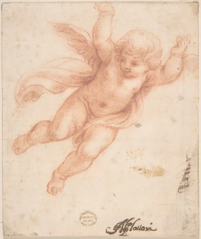 Putto Wall Art by Anonymous, Italian, Roman-Bolognese, 17th century - High-Resolution Digital Print
