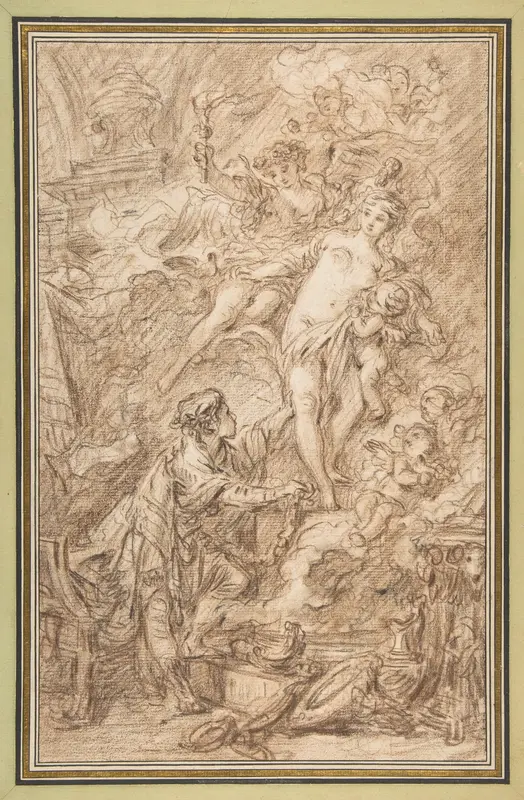 Pygmalion and Galatea Wall Art by François Boucher - High-Resolution Digital Print