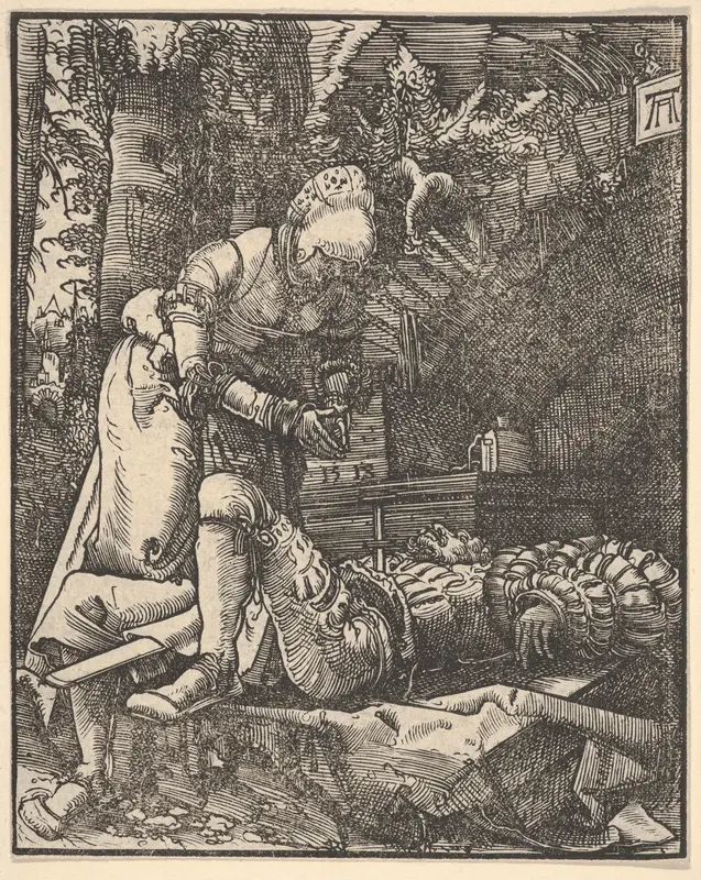 Pyramus and Thisbe Wall Art by Albrecht Altdorfer - High-Resolution Digital Print