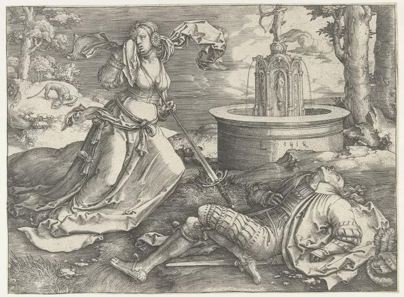 Pyramus en Thisbe Wall Art by Unknown - High-Resolution Digital Print