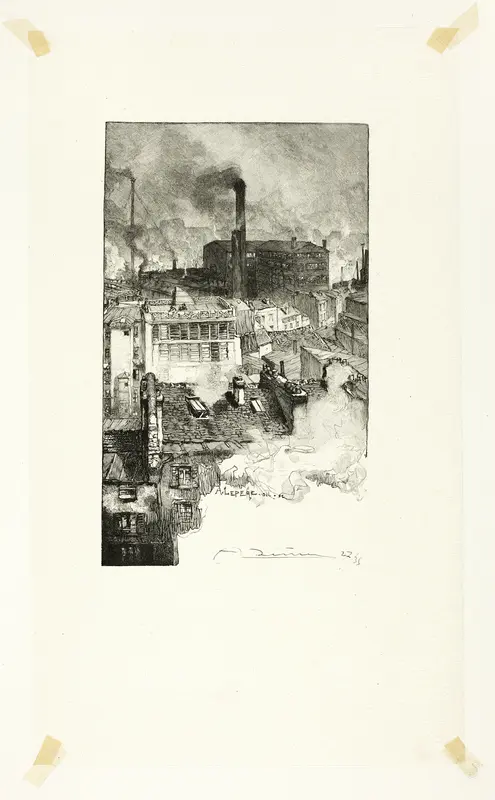 Quartier des Gobelins, plate 20 from Le Long de la Seine et des Boulevards