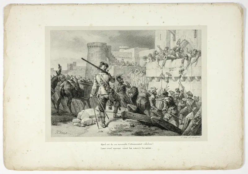 Quel est de ces mourants l'étonnement extrême... Wall Art by Horace Vernet - High-Resolution Digital Print
