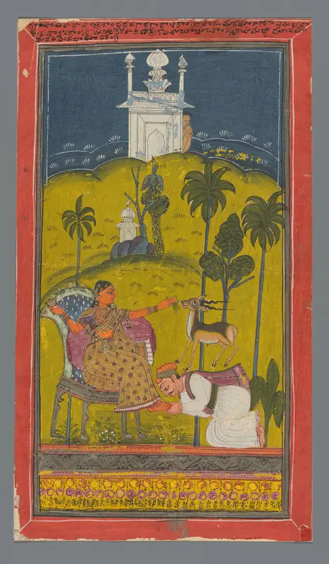 Ragamala painting Wall Art by anonymous - High-Resolution Digital Print
