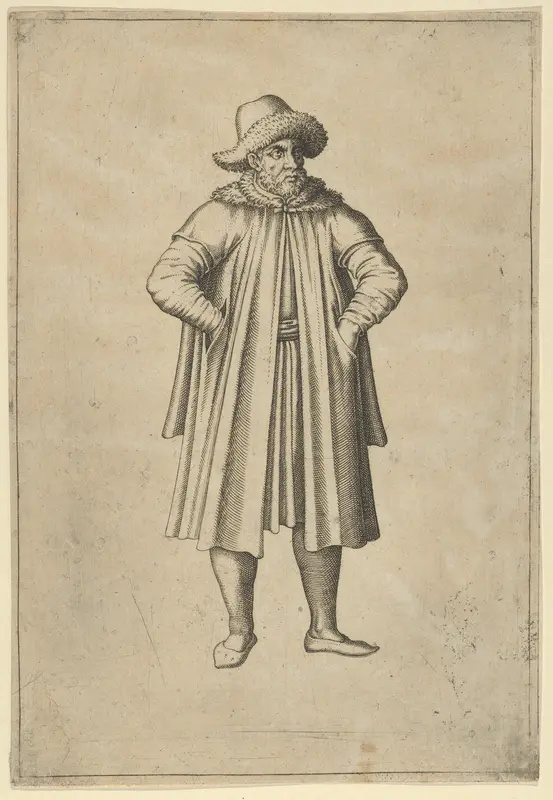Ragusej Merchant, from "Les quatre premiers livres des navigations et pérégrinations orientales" by Nicolas de Nicolay Wall Art by Anonymous - High-Resolution Digital Print
