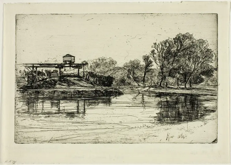 Railway Encroachment Wall Art by Francis Seymour Haden - High-Resolution Digital Print