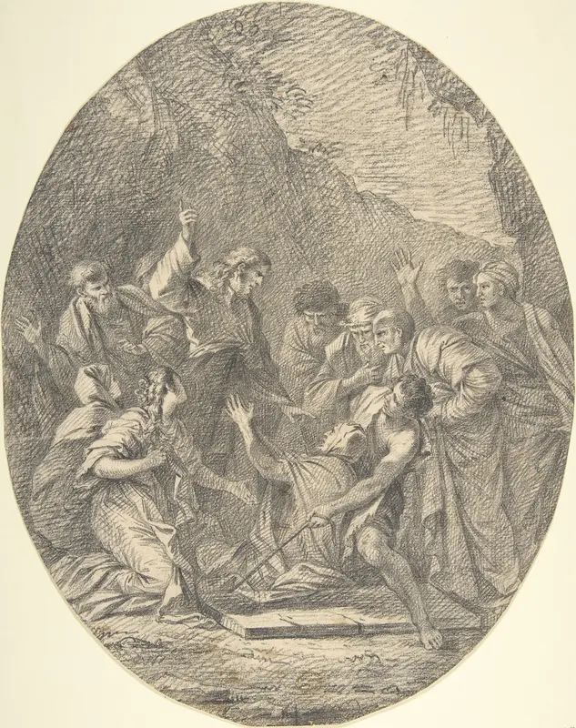 Raising of Lazarus Wall Art by Anonymous, German, 18th century - High-Resolution Digital Print