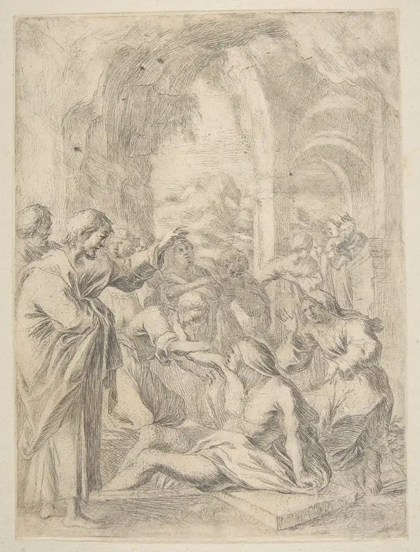 Raising of Lazarus Wall Art by Laurent de La Hyre - High-Resolution Digital Print