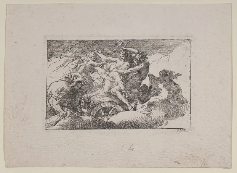 Rape of Persephone Wall Art by Gaetano Gandolfi - High-Resolution Digital Print