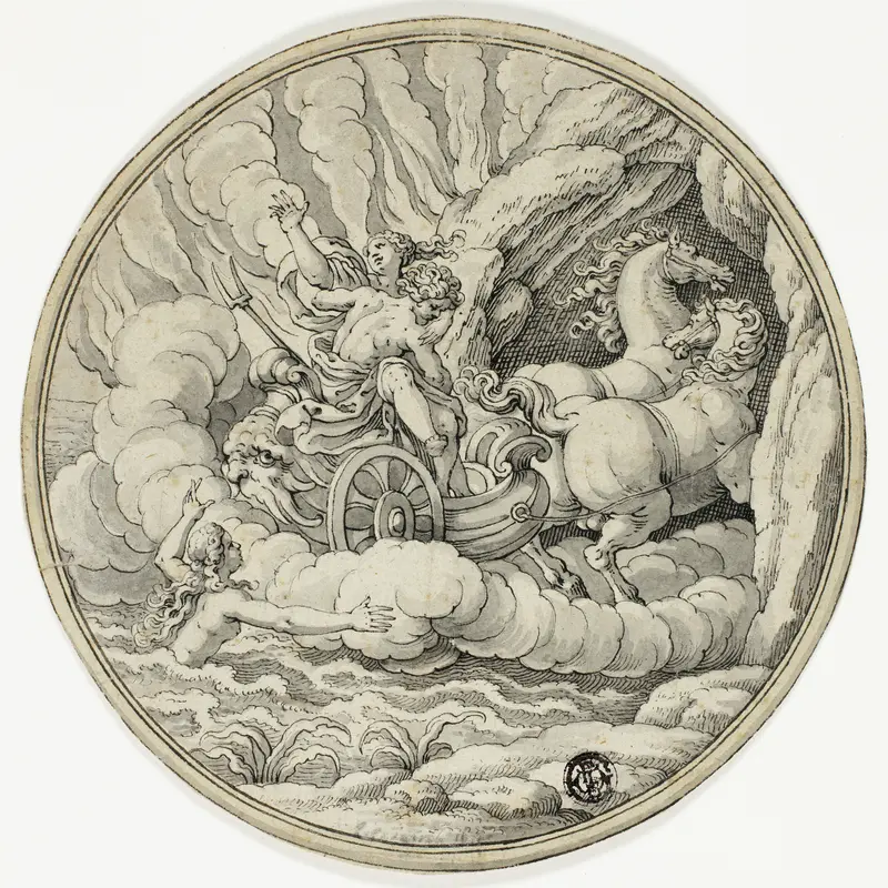 Rape of Proserpine Wall Art by Hans Friedrich Schorer - High-Resolution Digital Print