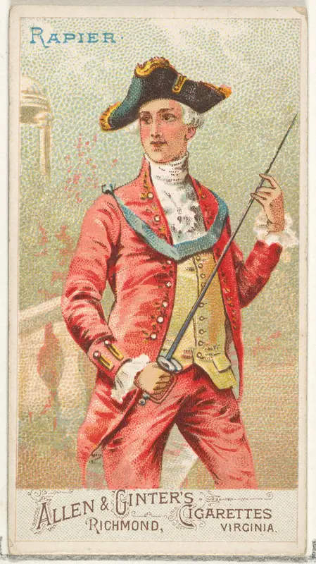 Rapier, from the Arms of All Nations series (N3) for Allen & Ginter Cigarettes Brands Wall Art by Allen & Ginter - High-Resolution Digital Print