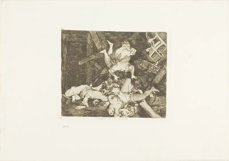 Ravages of war, plate 30 from The Disasters of War