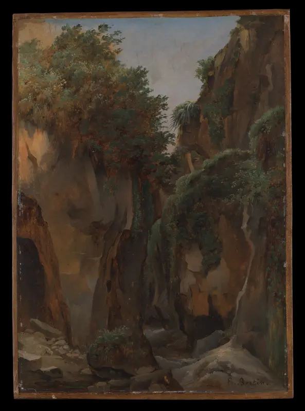 Ravine at Sorrento Wall Art by Edouard Bertin - High-Resolution Digital Print