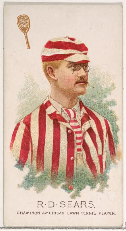 R.D. Sears, Champion American Lawn Tennis Player, from World's Champions, Series 2 (N29) for Allen & Ginter Cigarettes Wall Art by Allen & Ginter - High-Resolution Digital Print