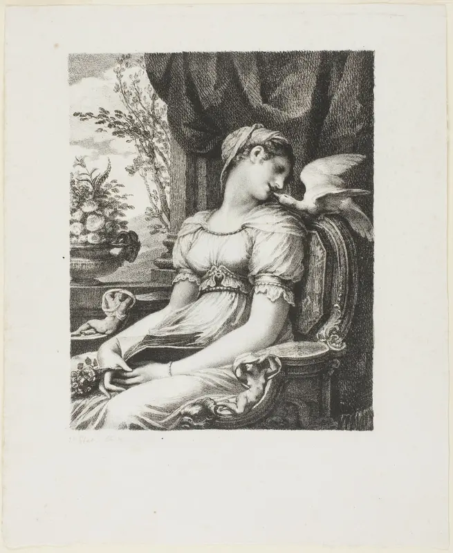 Reading Wall Art by Pierre Paul Prud'hon - High-Resolution Digital Print