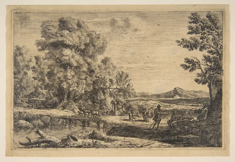 Rebecca and Eliezer Wall Art by Claude Lorrain (Claude Gellée) - High-Resolution Digital Print