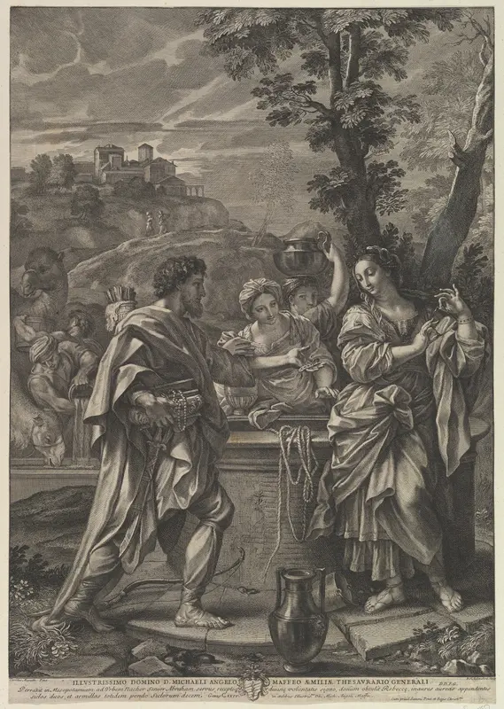 Rebecca at the Well Wall Art by Robert van Audenaerde - High-Resolution Digital Print