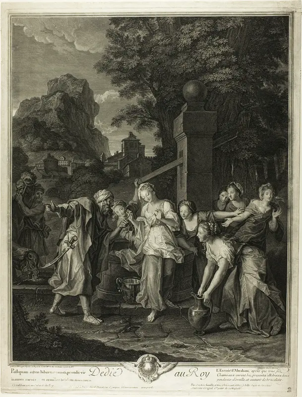 Rebecca Receiving Gifts from Eliezar