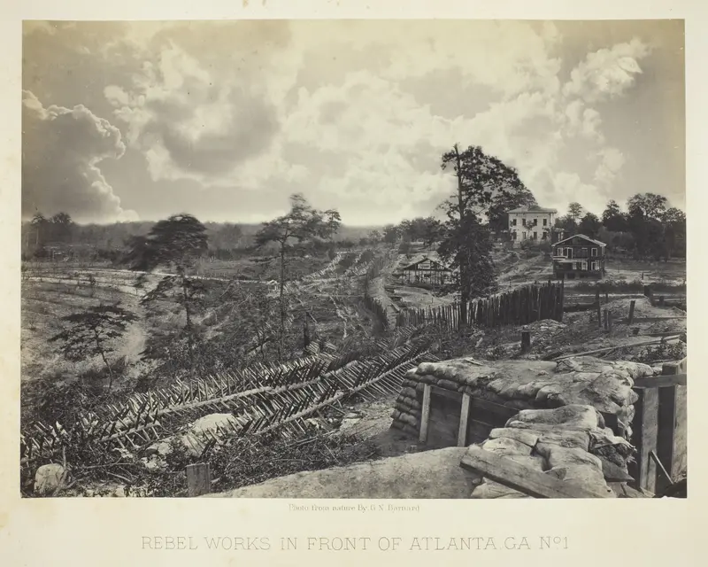 Rebel Works in Front of Atlanta, GA, No. 1