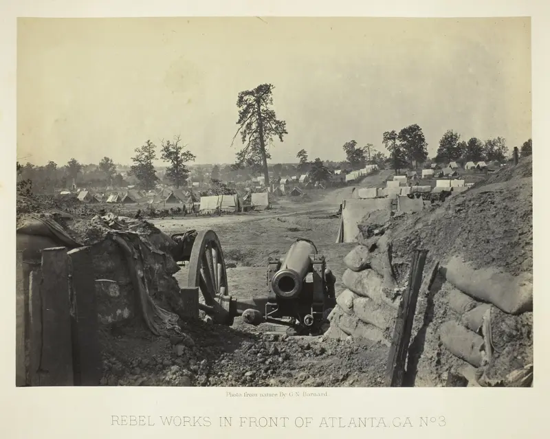 Rebel Works in Front of Atlanta, GA, No. 3