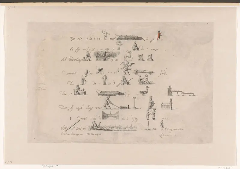 Rebus opgedragen aan Cornelis de Buyser Wall Art by Christoffel Lubienitzki - High-Resolution Digital Print