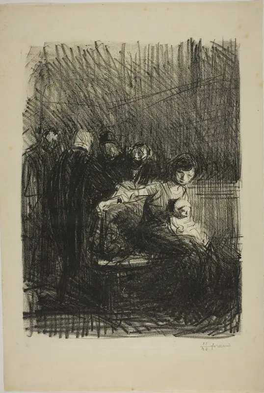 Recess of the Hearing Wall Art by Jean Louis Forain - High-Resolution Digital Print