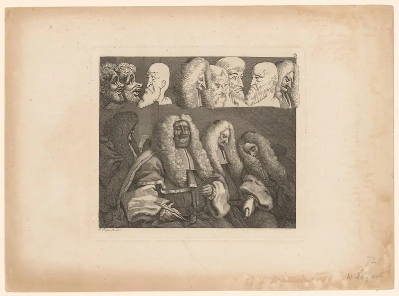 Rechters Wall Art by William Hogarth - High-Resolution Digital Print