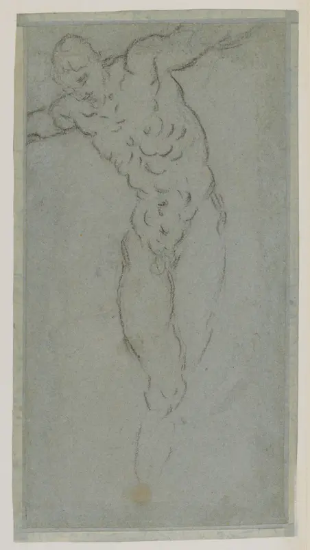 Reclining Male Figure Wall Art by Jacopo Tintoretto (Jacopo Robusti) - High-Resolution Digital Print
