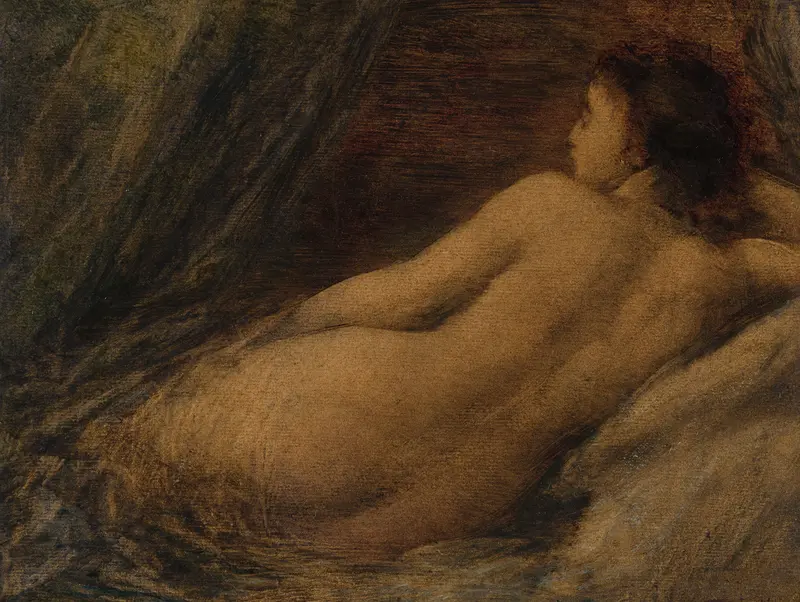 Reclining Nude Wall Art by Henri Fantin-Latour - High-Resolution Digital Print