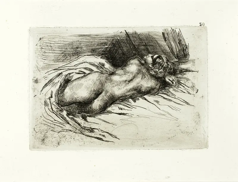 Reclining Nude, Back View