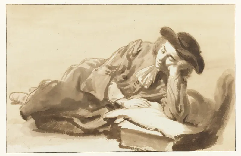 Reclining Youth Wall Art by Gerbrand van den Eeckhout - High-Resolution Digital Print