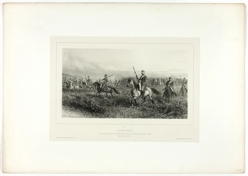Reconnaisance, from Souvenirs d’Italie: Expédition de Rome