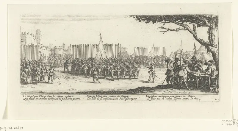 Recruteren van soldaten Wall Art by Michel de Marolles - High-Resolution Digital Print