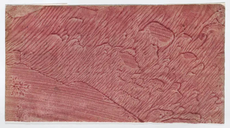 Red paste paper Wall Art by Anonymous - High-Resolution Digital Print
