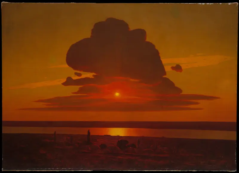 Red Sunset Wall Art by Arkhyp Kuindzhi (Arkhip Ivanovich Kuindzhi) - High-Resolution Digital Print