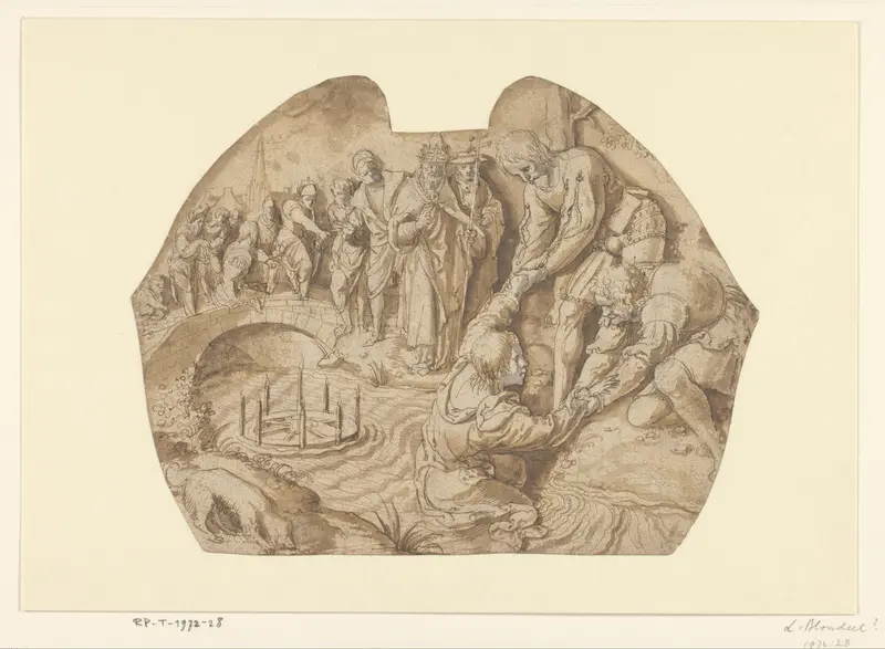 Redding van de heilige Donatianus Wall Art by Lancelot Blondeel - High-Resolution Digital Print