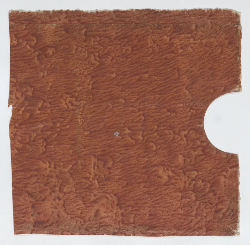Reddish brown paste paper Wall Art by Anonymous - High-Resolution Digital Print