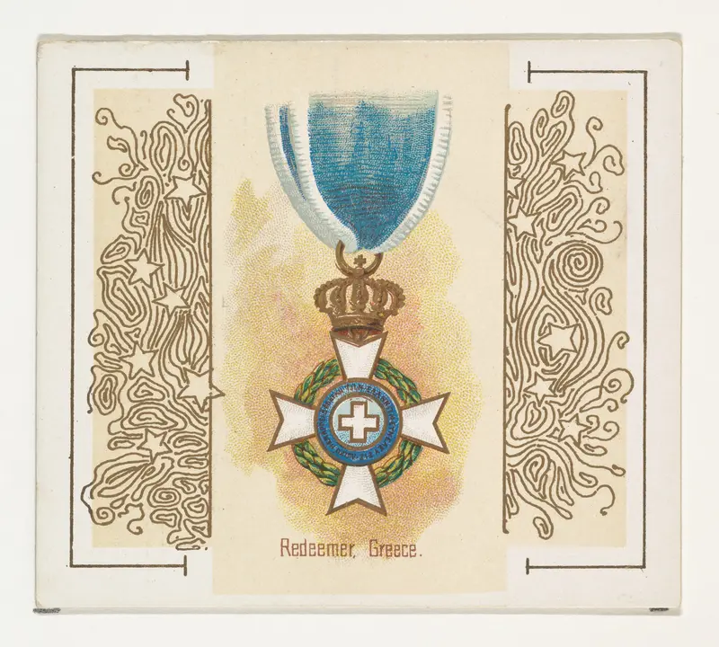 Redeemer, Greece, from the World's Decorations series (N44) for Allen & Ginter Cigarettes Wall Art by Allen & Ginter - High-Resolution Digital Print