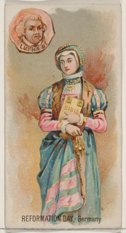 Reformation Day, Germany, from the Holidays series (N80) for Duke brand cigarettes Wall Art by W. Duke, Sons & Co. - High-Resolution Digital Print