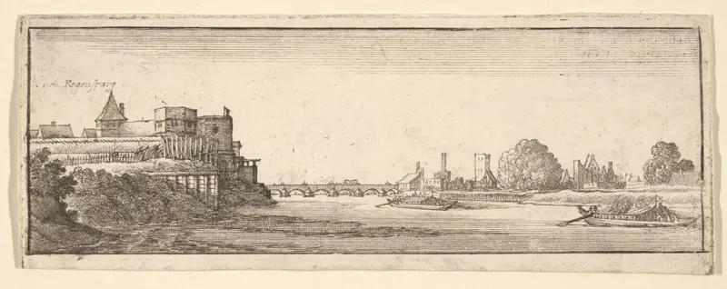 Regensburg Wall Art by Wenceslaus Hollar - High-Resolution Digital Print