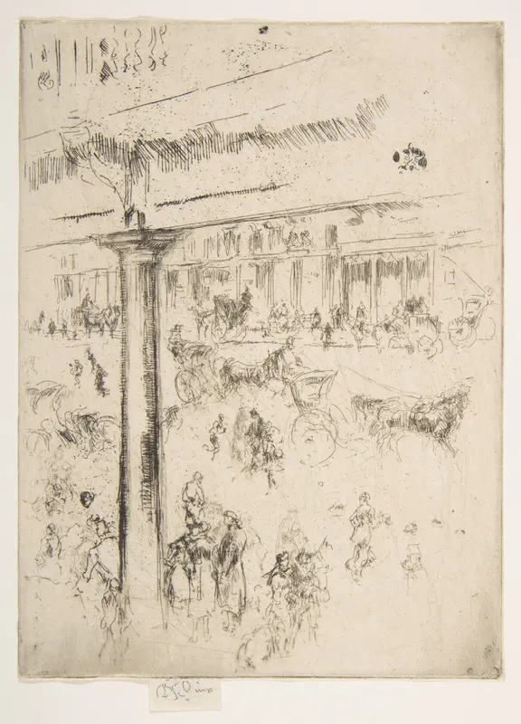 Regent's Quadrant Wall Art by James McNeill Whistler - High-Resolution Digital Print