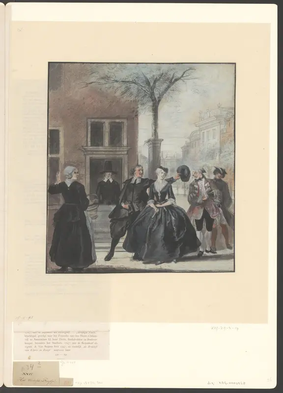 Reindert Luikesz belet zijn dochter geliefde Robbertus te zien Wall Art by Unknown - High-Resolution Digital Print